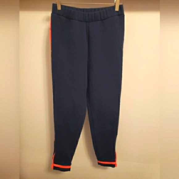 Adidas by Stella McCartney navy blue high waist polar joggers. Pink. Size S. - Picture 3 of 14